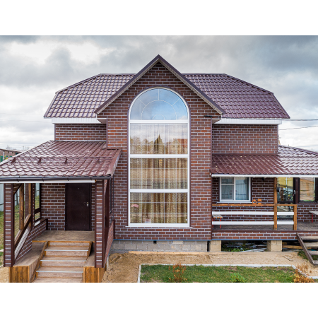 ТЕХНОНИКОЛЬ ТЕХНОНИКОЛЬ HAUBERK фасадная плитка, Кирпич​ Баварский кирпич (068898)