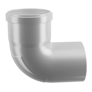 ТЕХНОНИКОЛЬ Отвод для воронок Termoclip Ø110 мм, малошумный (В19), шт (149265)